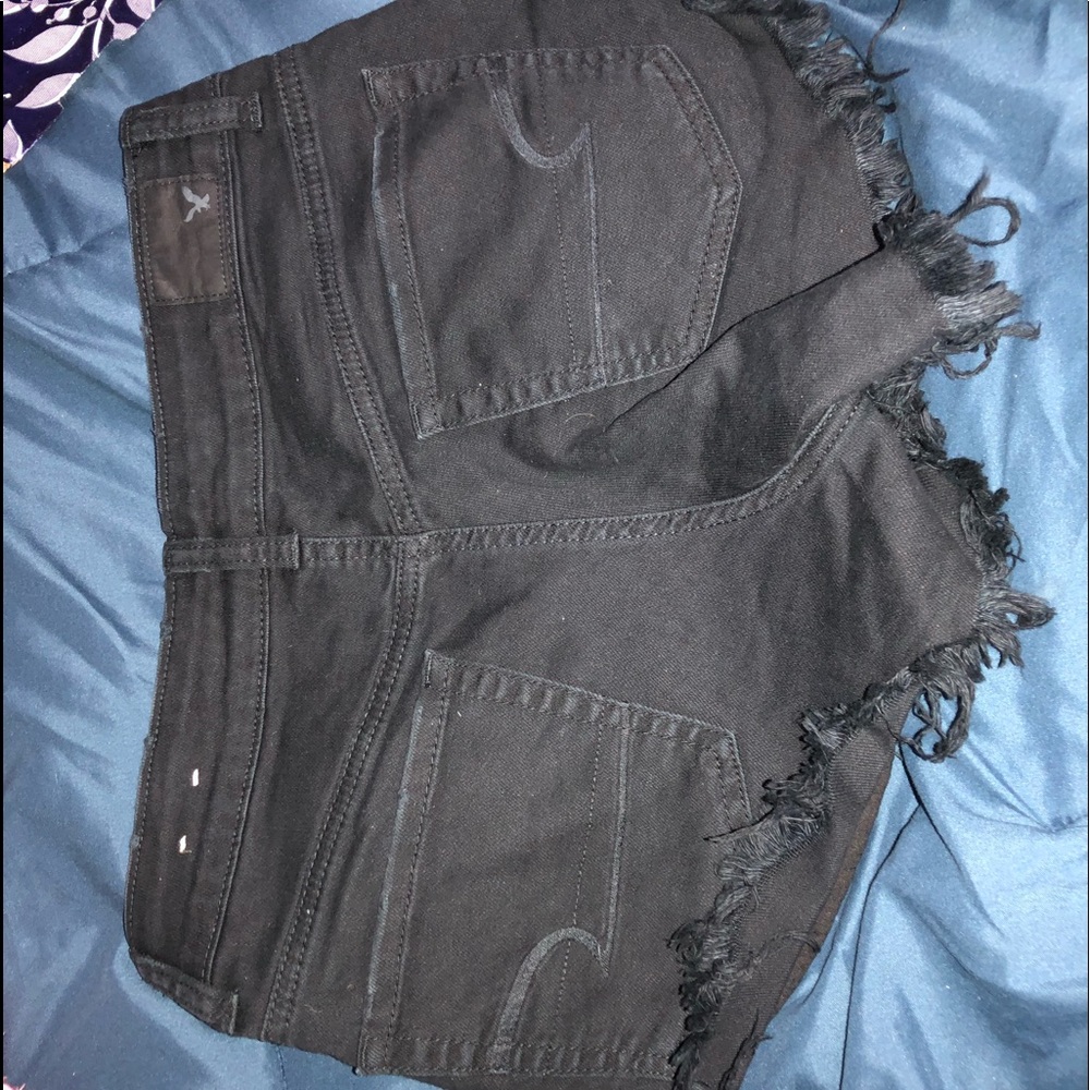Black American eagle shorts